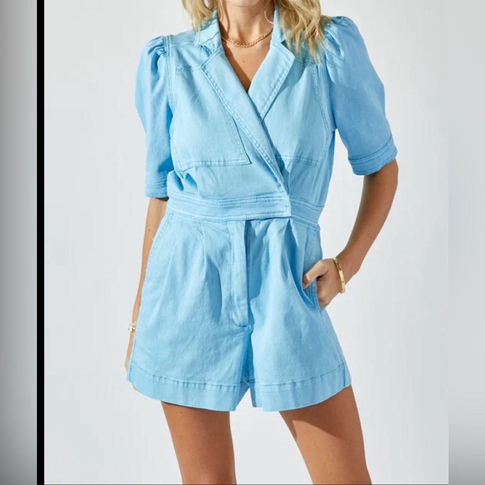 Blue Romper